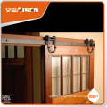 100% factory directly steel security sliding wood barn door hardware